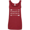 Namastay Home With My Dog Cotton Tank