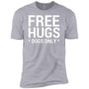 Free Hugs Dogs Only Premium Tee