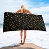 Golden Paws Beach Towel