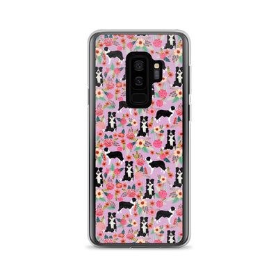 Dogs On Floral Samsung Case