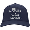 Dog Mother, Wine Lover Twill Cap