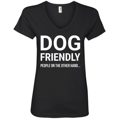 Dog Friendly, People On The Otherhand V-Neck Tee