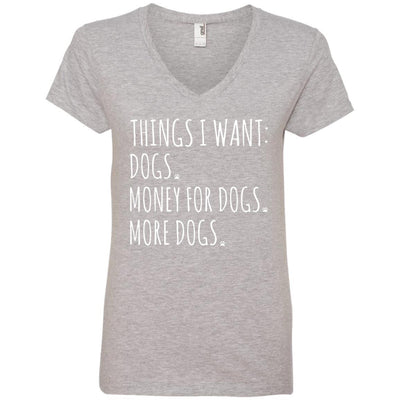 Things I Want V-Neck Tee