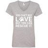 You Can't Buy Love But You Can Rescue It V-Neck Tee