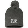 My Kids Bark Knit Pom Beanie