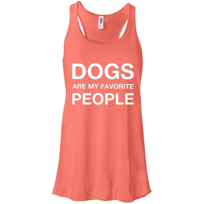 Dogs Are My Favorite People Flowy Tank
