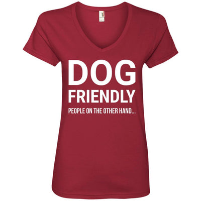 Dog Friendly, People On The Otherhand V-Neck Tee
