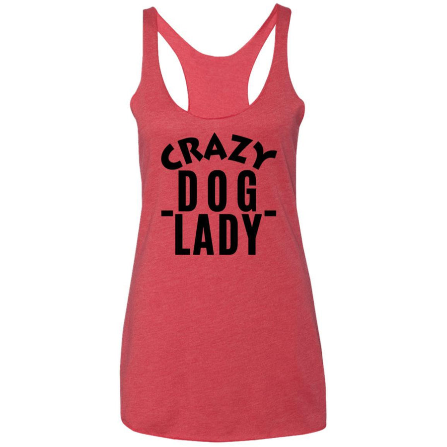 Crazy Dog Lady Triblend Tank