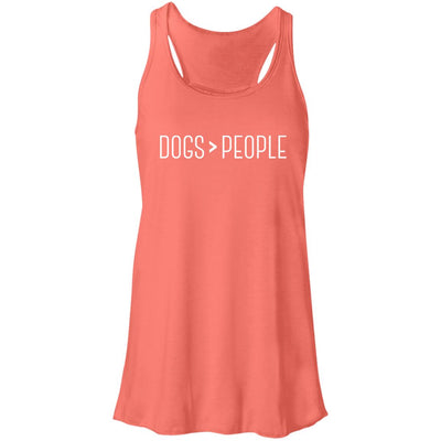 Dogs > People Flowy Tank