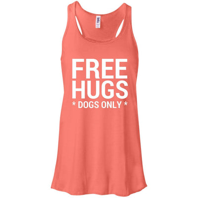 Free Hugs Dogs Only Flowy Tank