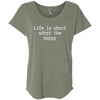 Life Is Short Adopt The Puppy Slouchy Tee