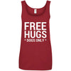 Free Hugs Dogs Only Cotton Tank
