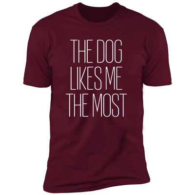 The Dog Likes Me The Most Premium Tee