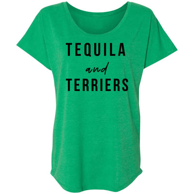 Tequila and Terriers Slouchy Tee