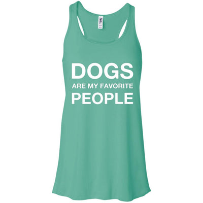 Dogs Are My Favorite People Flowy Tank