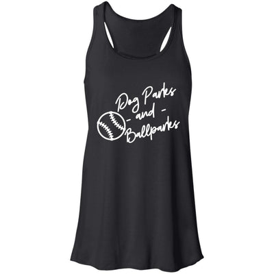Dog Parks And Ballparks Flowy Tank