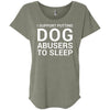 I Support Putting Dog Abusers To Sleep Slouchy Tee