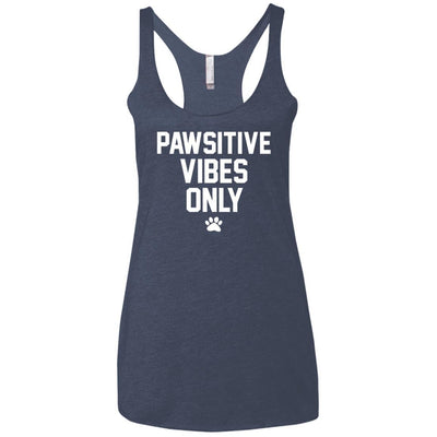 Pawsitive Vibes Only Triblend Tank