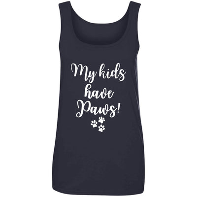My Kids have Paws Cotton Tank