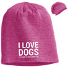 I Love Dogs, It's People Who Annoy Me Slouchy Beanie