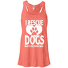 I Rescue Dogs What's Your Superpower Flowy Tank