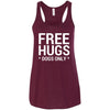 Free Hugs Dogs Only Flowy Tank