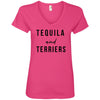 Tequila and Terriers V-Neck Tee