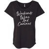 Weekends Wine And Canines Slouchy Tee