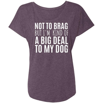 Not To Brag But I'm Kind Of A Big Deal To My Dog Slouchy Tee