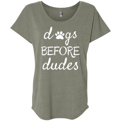 Dogs Before Dudes Slouchy Tee
