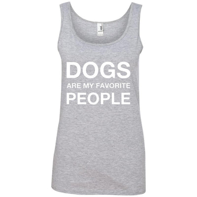 Dogs Are My Favorite People Cotton Tank
