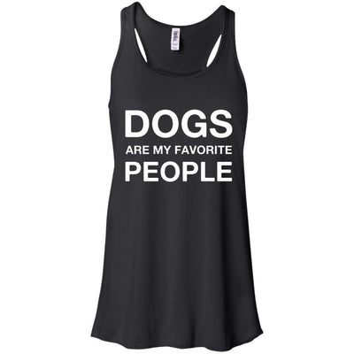 Dogs Are My Favorite People Flowy Tank