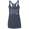 Namastay Home With My Dog Triblend Tank
