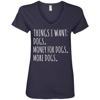 Things I Want V-Neck Tee