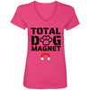 Total Dog Magnet V-Neck Tee