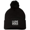 I Love Dogs, It's People Who Annoy Me Knit Pom Beanie