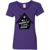 All  I Wanna Do Is Rescue Dogs V-Neck Tee