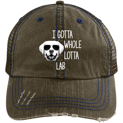 I Gotta Whole Lotta Lab Trucker Cap