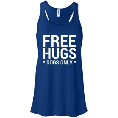 Free Hugs Dogs Only Flowy Tank