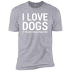 I Love Dogs, It's People Who Annoy Me Premium Tee