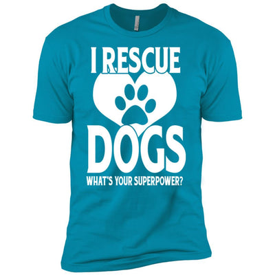 I Rescue Dogs What's Your Superpower Premium Tee