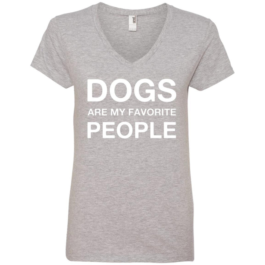Dogs Are My Favorite People V-Neck Tee