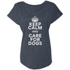 Keep Calm And Care For Dogs Slouchy Tee