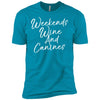 Weekends Wine And Canines Premium Tee
