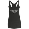 Life Is Short Adopt The Puppy Triblend Tank
