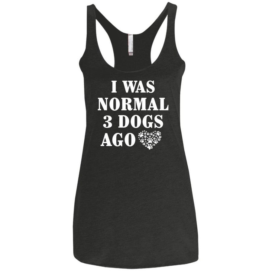 I Was Normal 3 Dogs Ago Triblend Tank