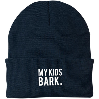 My Kids Bark Knit Beanie