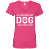 All I Care About Is My Dog V-Neck Tee