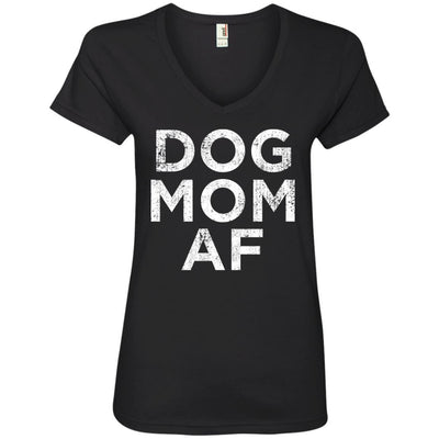 Dog Mom AF V-Neck Tee
