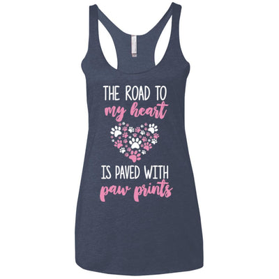 The Road To My Heart Triblend Tank